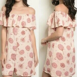 Sage the Label Floral Ruffle Dress Womens SZ XS Fairy Ethereal Cottagecore Boho